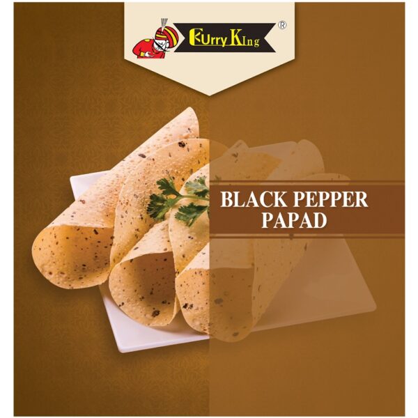 black pepper papad 200g pack (80x 200g pack ) 16kg
