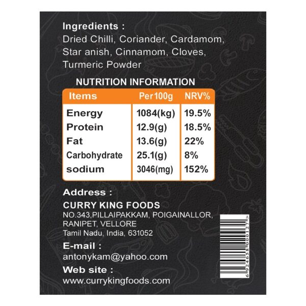 curry powder ( plastic bottle ) 1050g