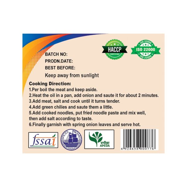 fried noodles paste 454g