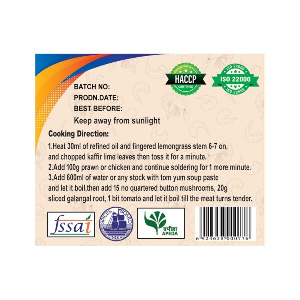 tom yum soup paste 240g