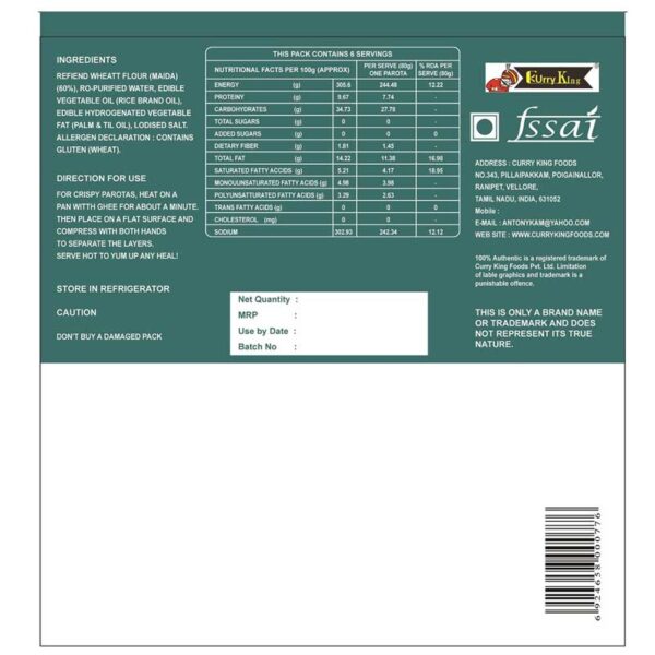 parotta 400g