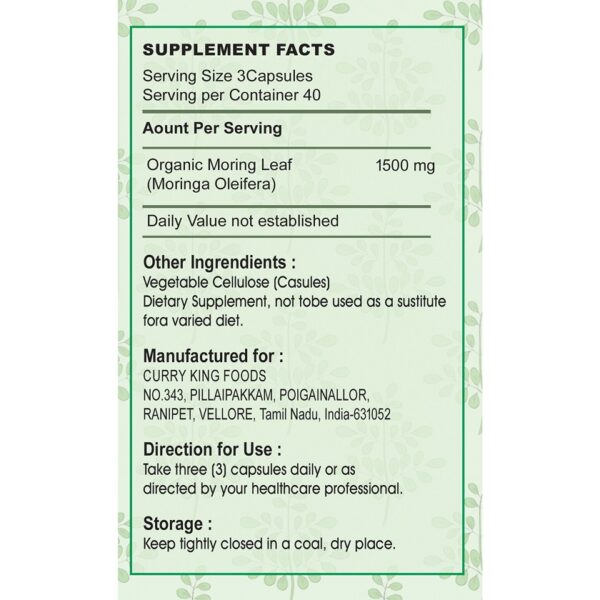 moringa powder 200g