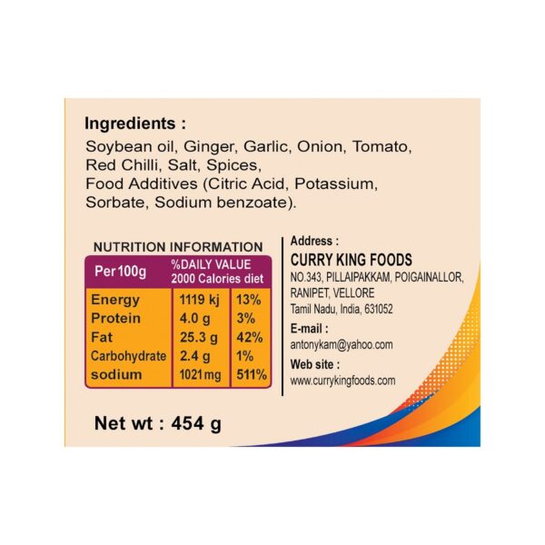 curry fried rice paste 454g