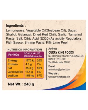 tom yum soup paste 240g
