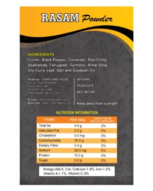 rasam masala 100g cartons
