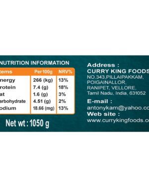 dry curry leaves powder 1050g