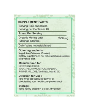 moringa capsules 120nos